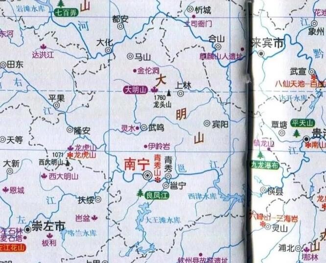 南宁旅游线路设计（南宁旅游地图全图）