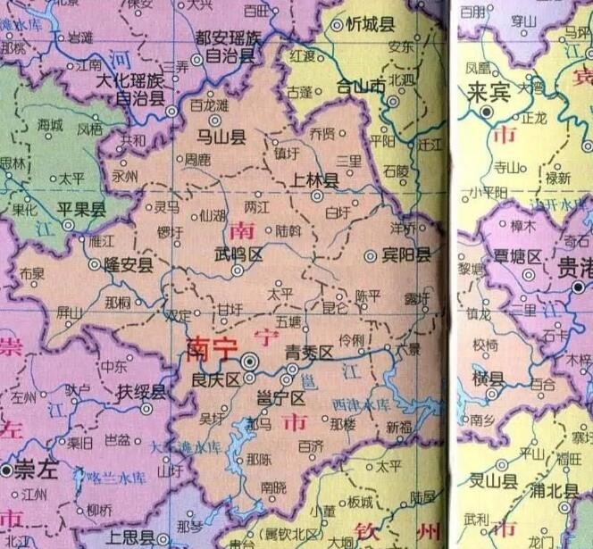 南宁旅游线路设计（南宁旅游地图全图）