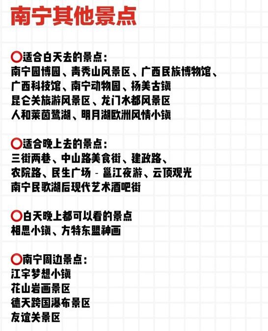 南宁旅游线路设计（南宁旅游地图全图）