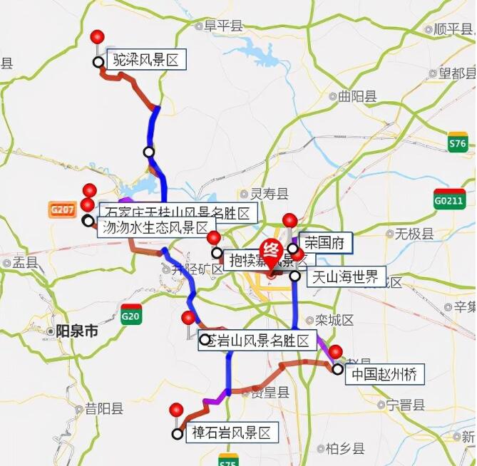 石家庄旅游地图景点大全（石家庄旅游地图景点大全图片）