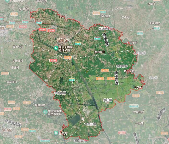 天津市16个行政区划地图