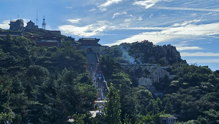 五岳山分别是哪五座山：泰山、华山、衡山、恒山、嵩山